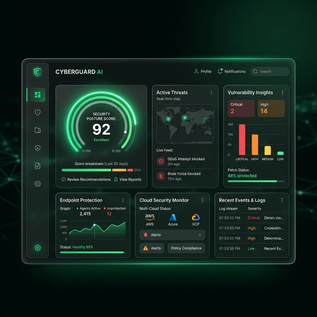 FortiCore Dashboard
